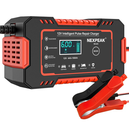 CARGADOR Y ARRANCADOR DE BATERÍA 12V-6A