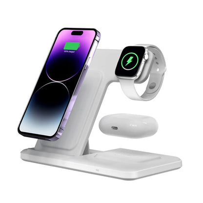 🔋CARGADOR INALÁMBRICO 3 en 1 - "🔥OFERTA 50% DE DESCUENTO +🚛 ENVÍO GRATIS HOY"