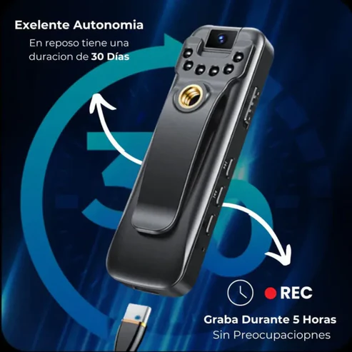 SpyCam HD™ - Mini Cámara Portatil HD 1080P con Reducción de Ruido