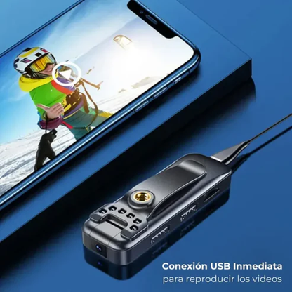 SpyCam HD™ - Mini Cámara Portatil HD 1080P con Reducción de Ruido